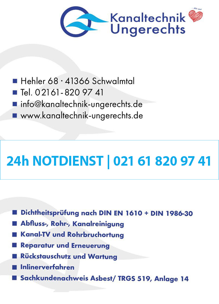 Kanaltechnik Ungerechts GmbH - Plakat 